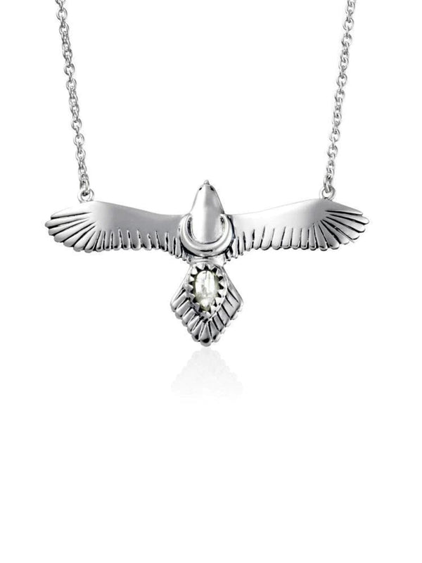 Moons Eagle Moonstone Necklace NECKLACES MIDSUMMER STAR 