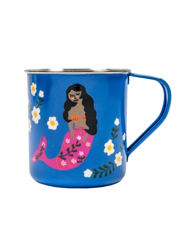 Camp Mug Mermaid - Azure CUPS | MUGS PICNIC FOLK 