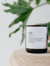 Dictionary Meaning Candle - Sun CANDLES COMMONFOLK COLLECTIVE 