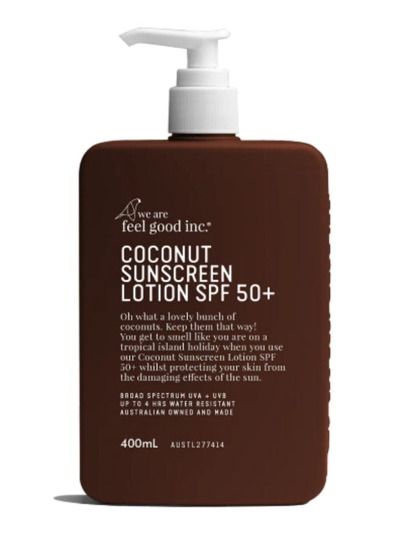 Coconut Sunscreen Lotion SPF 50+ SUNSCREEN WE ARE FEEL GOOD INC 