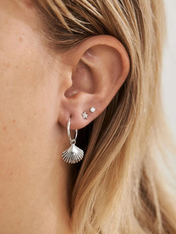 Seashell Hoops EARRINGS MIDSUMMER STAR 