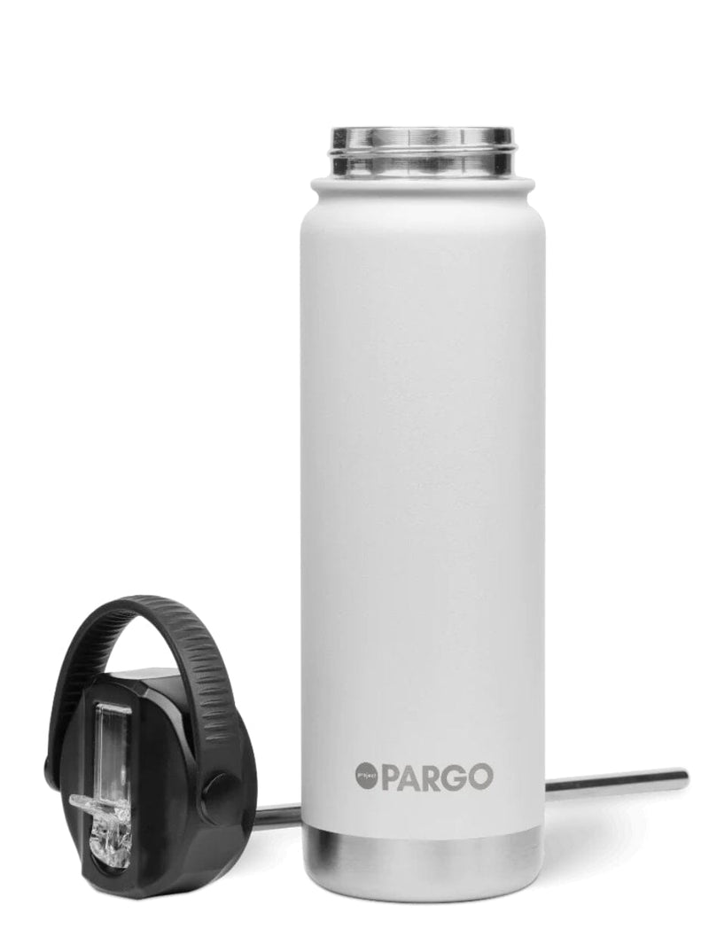 750ml - Insulated Sports Bottle w/ Straw Lid - Bone White DRINK BOTTLE PROJECT PARGO 
