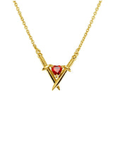 Love Struck Garnet Necklace Gold NECKLACES MIDSUMMER STAR 