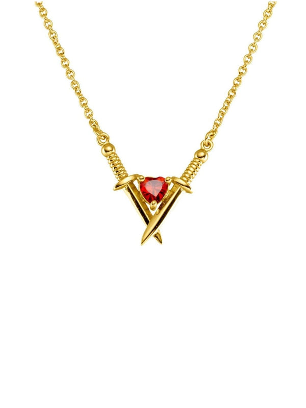 Love Struck Garnet Necklace Gold NECKLACES MIDSUMMER STAR 