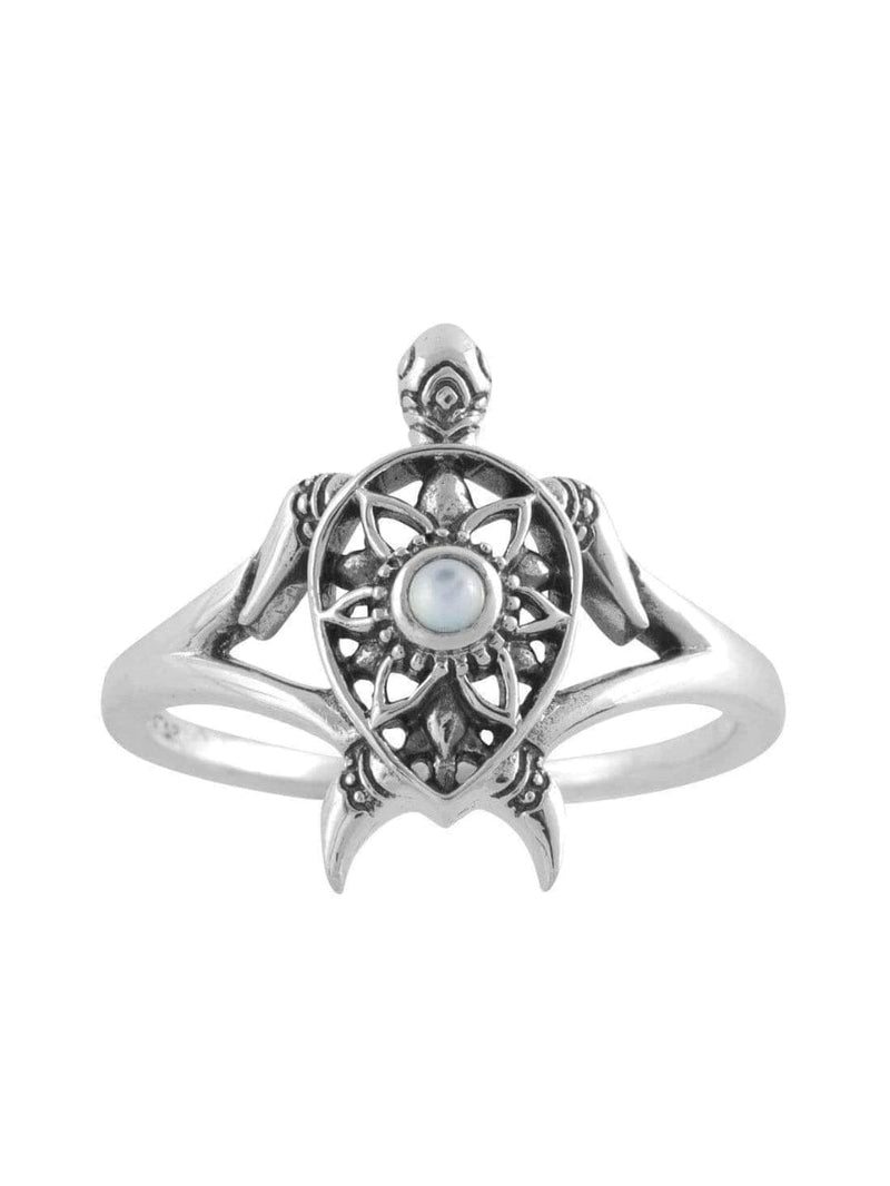 Enlightened Pearl Spirit Turtle Ring RINGS MIDSUMMER STAR 