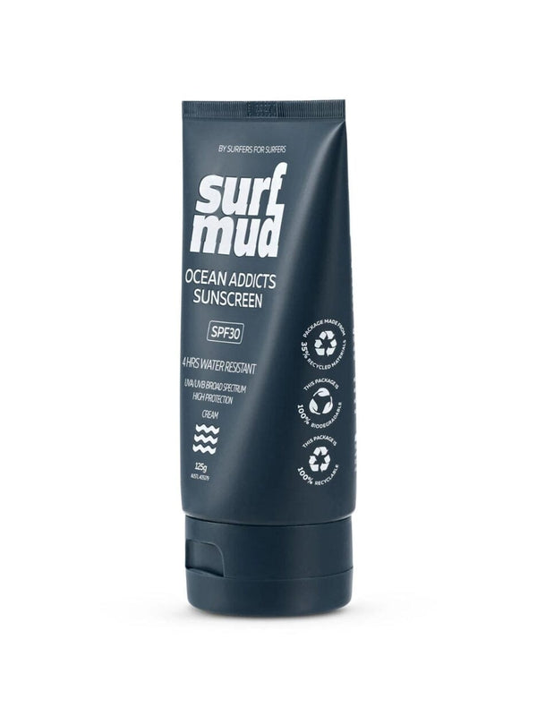 Ocean Addicts SPF30 Sunscreen 125g SUNSCREEN SURFMUD 