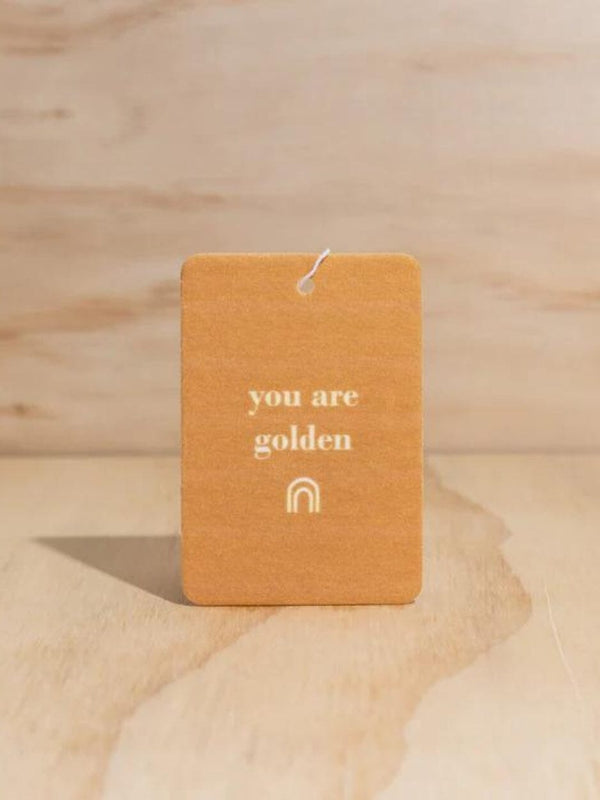 You are Golden Air Freshener - Mali AIR FRESHENER COMMONFOLK COLLECTIVE 