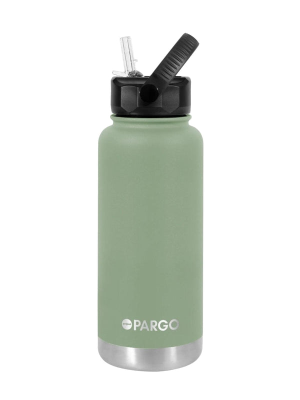 950ml Insulated Sports Bottle w/ Straw Lid - Green TUMBLER PROJECT PARGO 